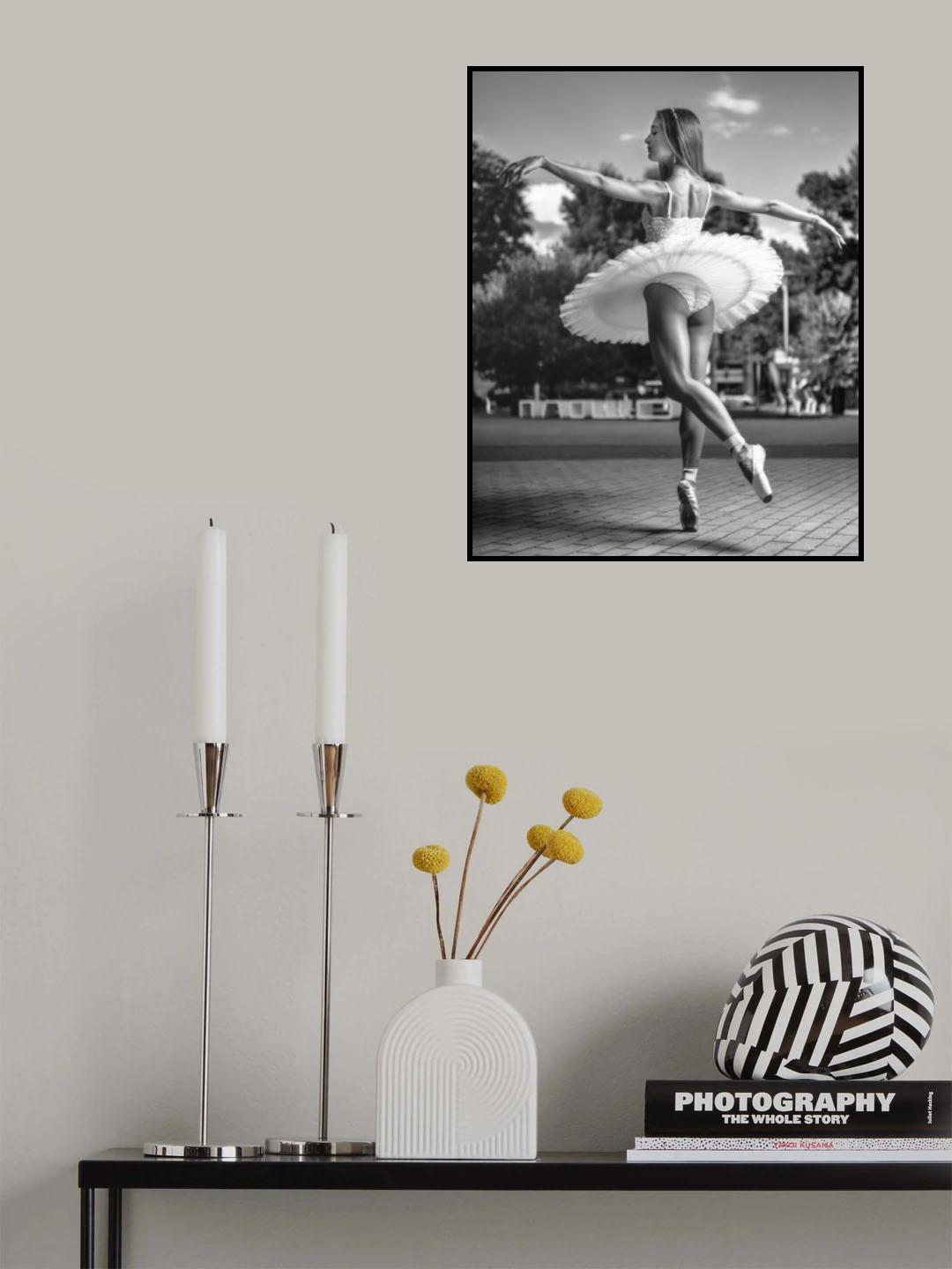 Ballerina Performance V Poster och Canvastavla