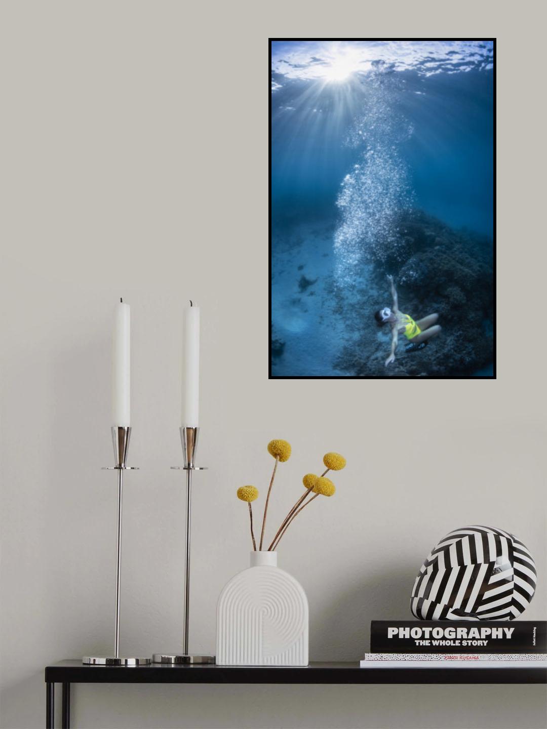 Lady of the reef Poster och Canvastavla
