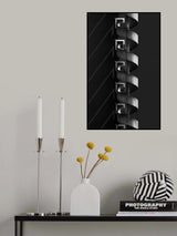 Old fire escape Stairway Poster och Canvastavla