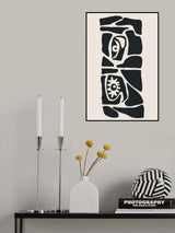 Abstract Face Series #6 Poster och Canvastavla