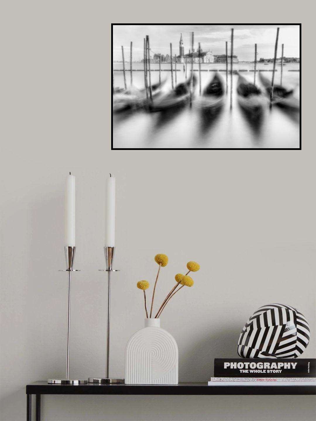 Gondola Row Poster och Canvastavla