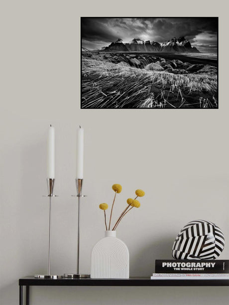 Stokksnes dunes and mountains Poster och Canvastavla