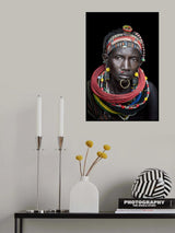 Toposa tribes woman Poster och Canvastavla
