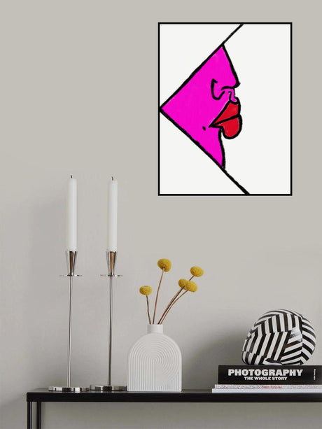 Pinker Poster och Canvastavla