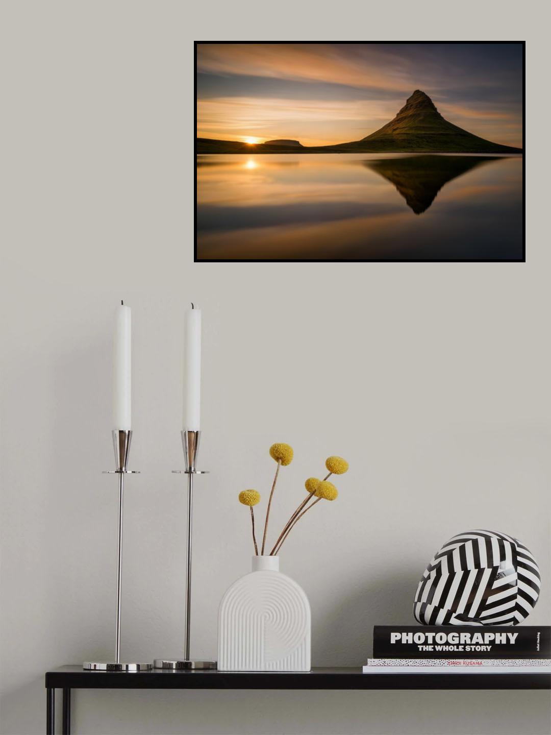 Kirkjufell Poster och Canvastavla