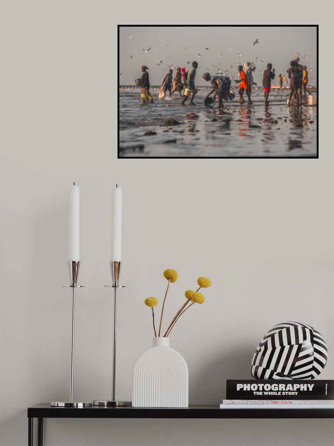 Fish Market Poster och Canvastavla