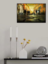 Walk in the historic center Poster och Canvastavla