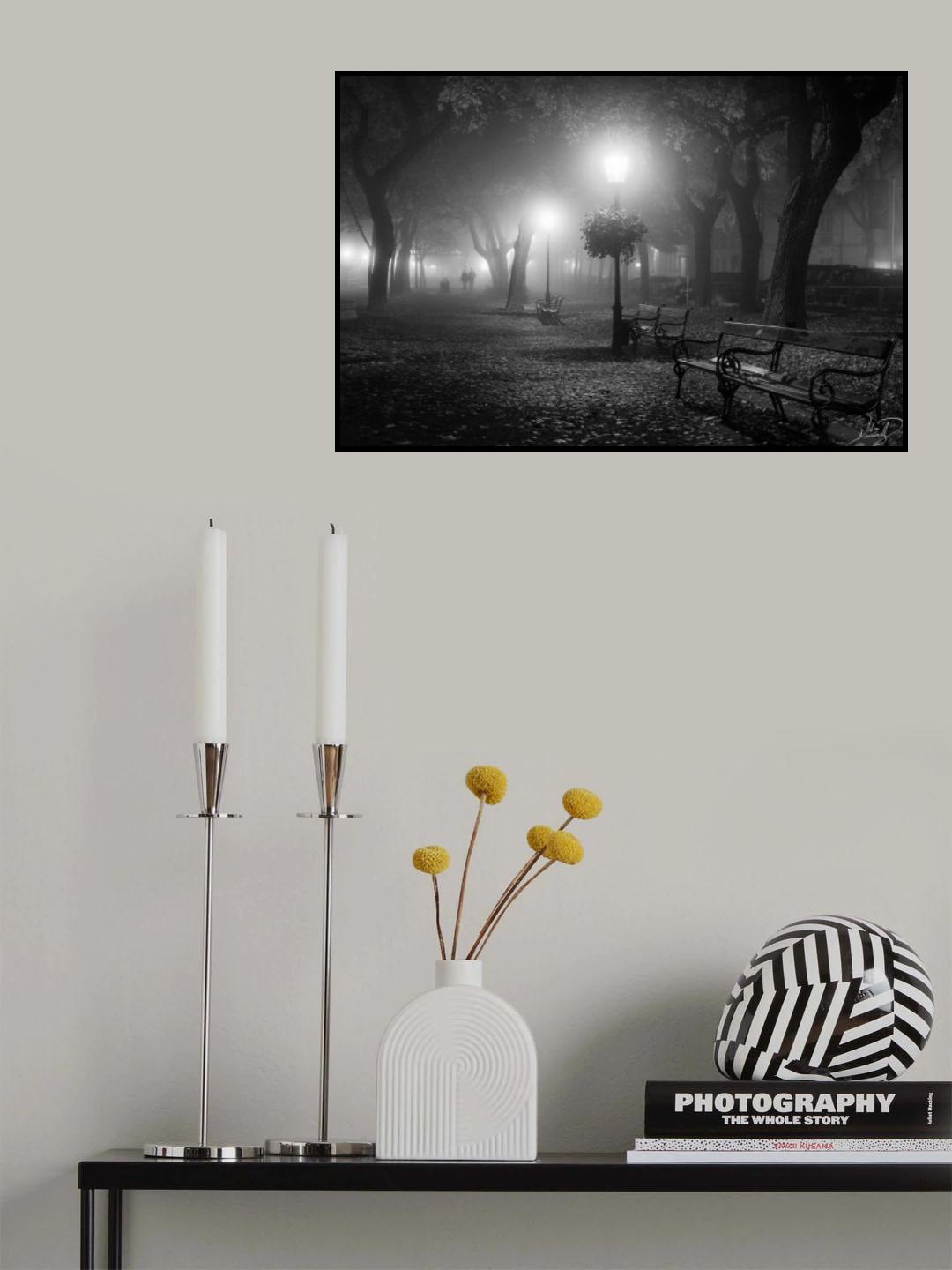 Foggy Day Poster och Canvastavla