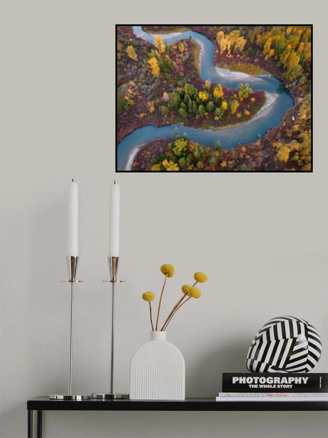 Autumn creek Poster och Canvastavla