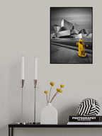 Walt Disney Concert Hall Poster och Canvastavla