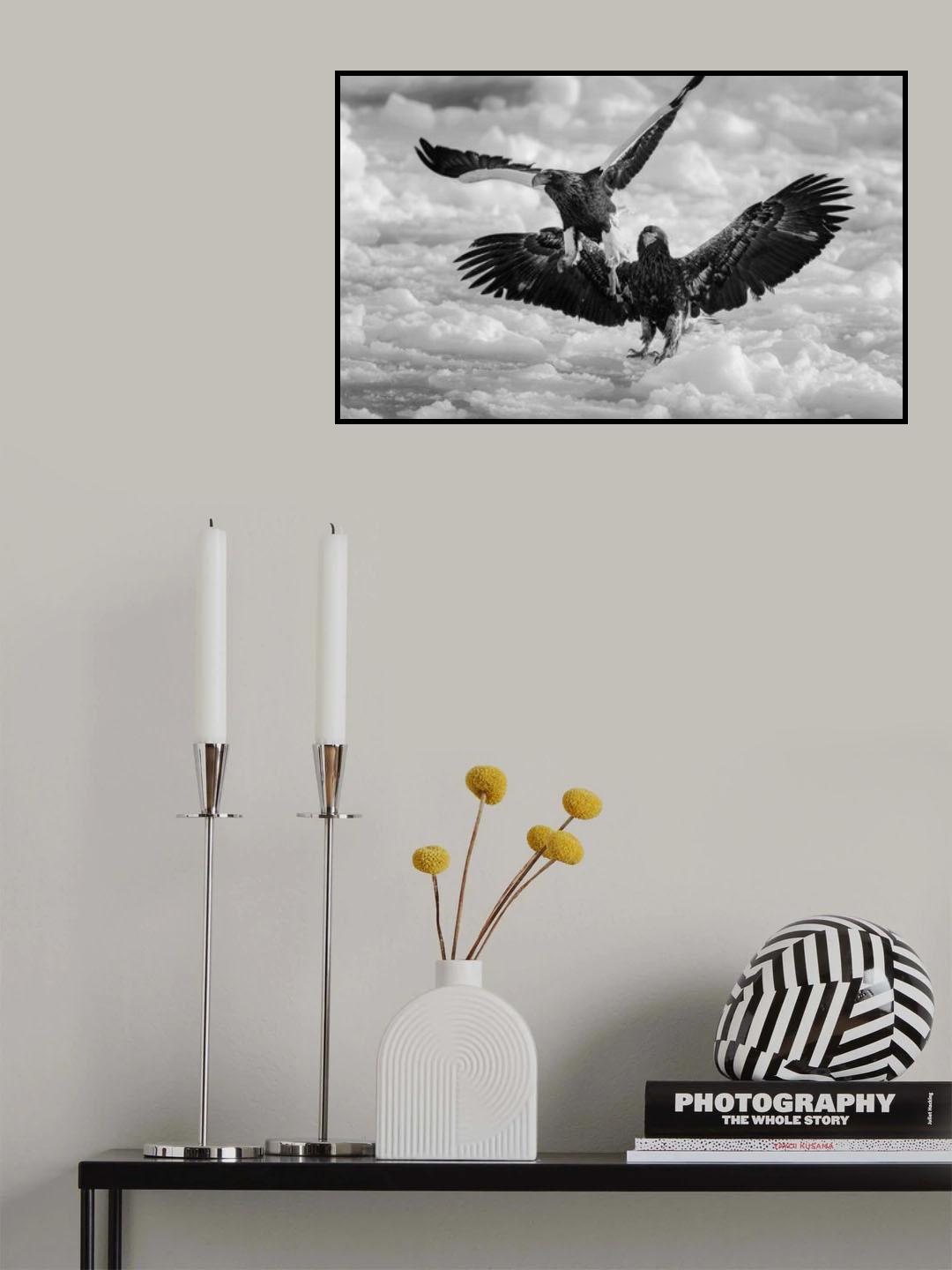 Fighting on ice Poster och Canvastavla