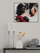 Lady lost in thought Poster och Canvastavla
