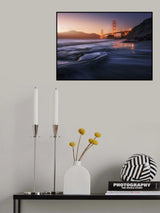 Golden beach Poster och Canvastavla