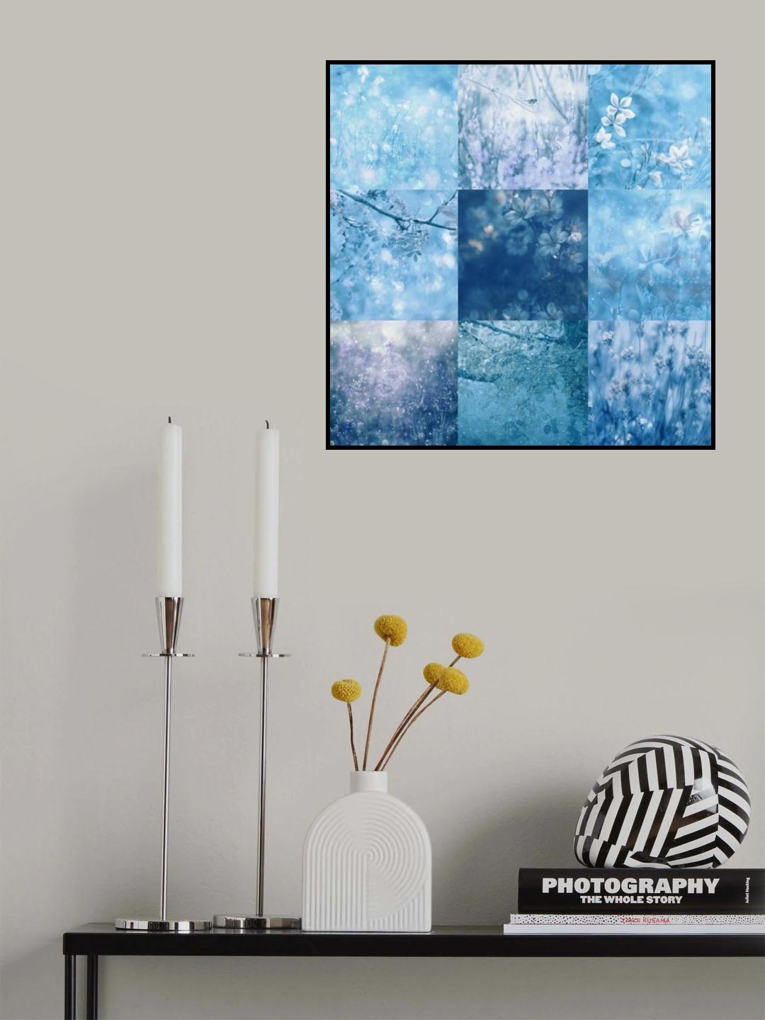Shades of Blue Poster och Canvastavla