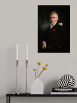 Portrait with mouse Poster och Canvastavla