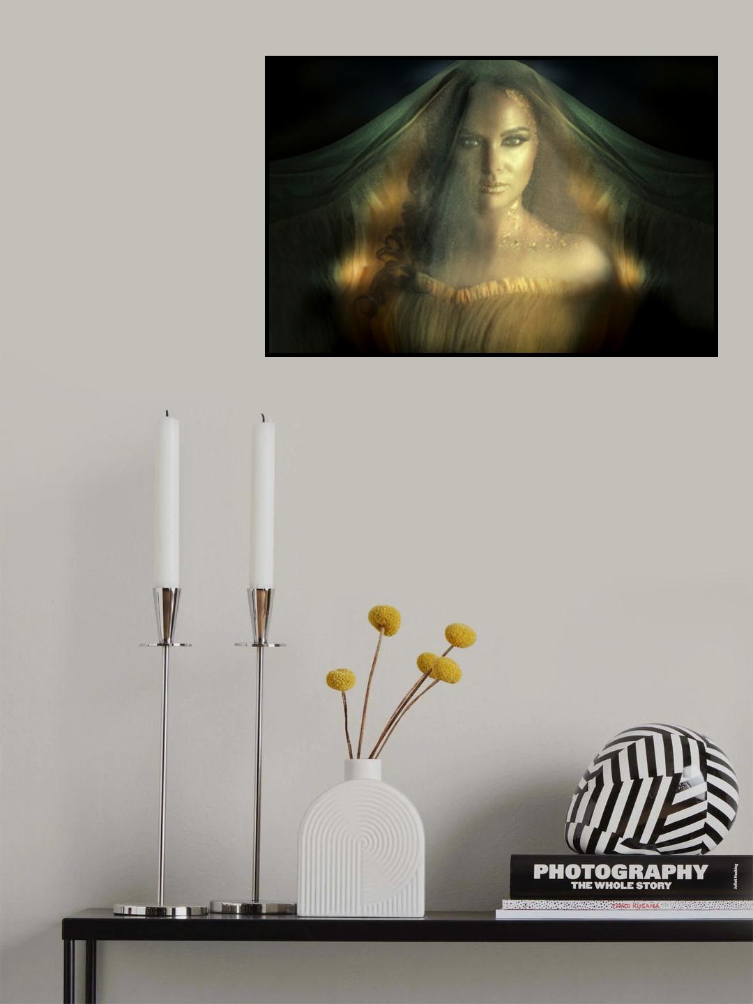 Golden woman Poster och Canvastavla