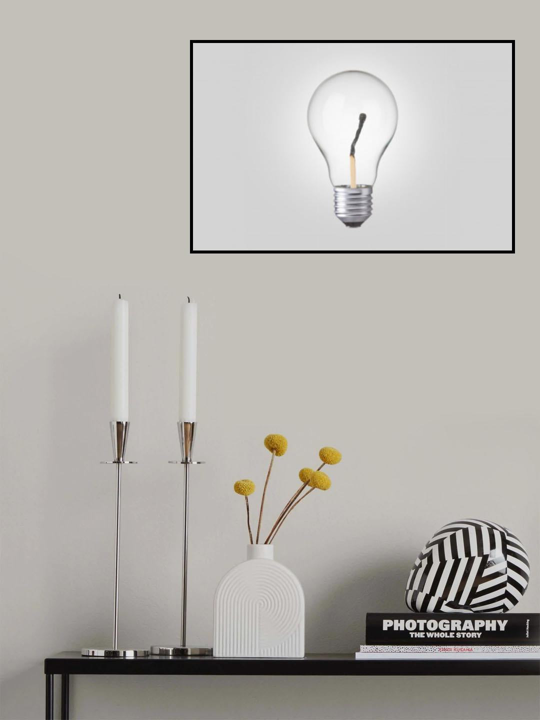 Burned Idea Poster och Canvastavla