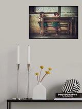 At school in the jungle Poster och Canvastavla