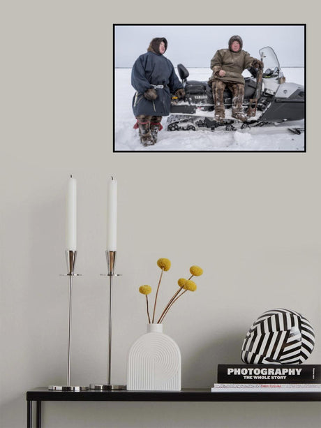 Break during wolf hunting Poster och Canvastavla