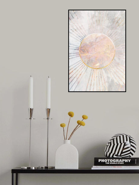 Sun worship golden universe Poster och Canvastavla