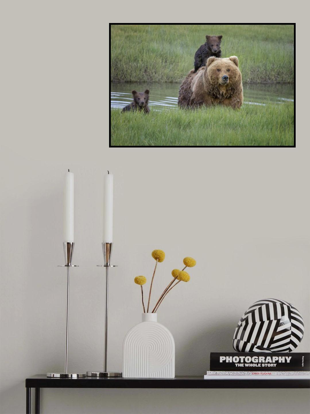 Hanging with Mum Poster och Canvastavla