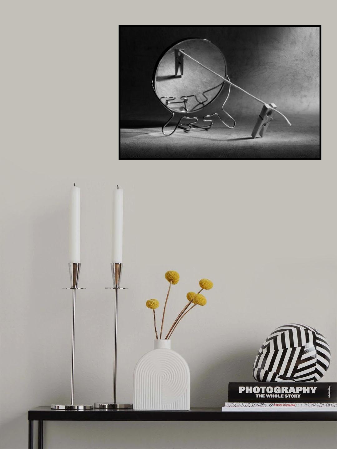 To fight with oneself Poster och Canvastavla