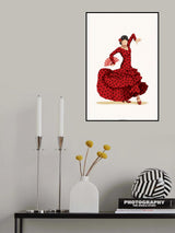 Flamenco Poster och Canvastavla