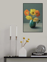 Icelandic Poppy Still Life Poster och Canvastavla
