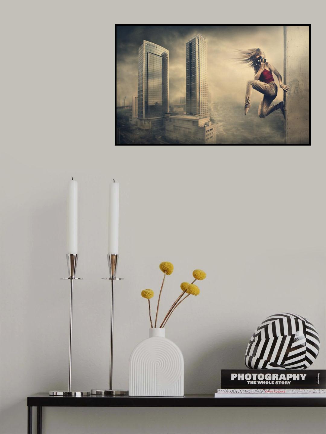 Abandoned City Poster och Canvastavla