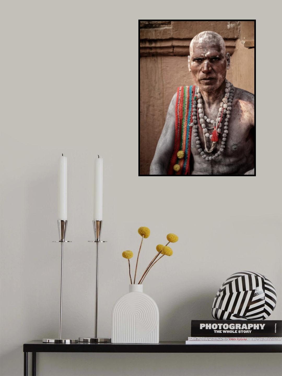 Naga sadhu from kumbh Poster och Canvastavla