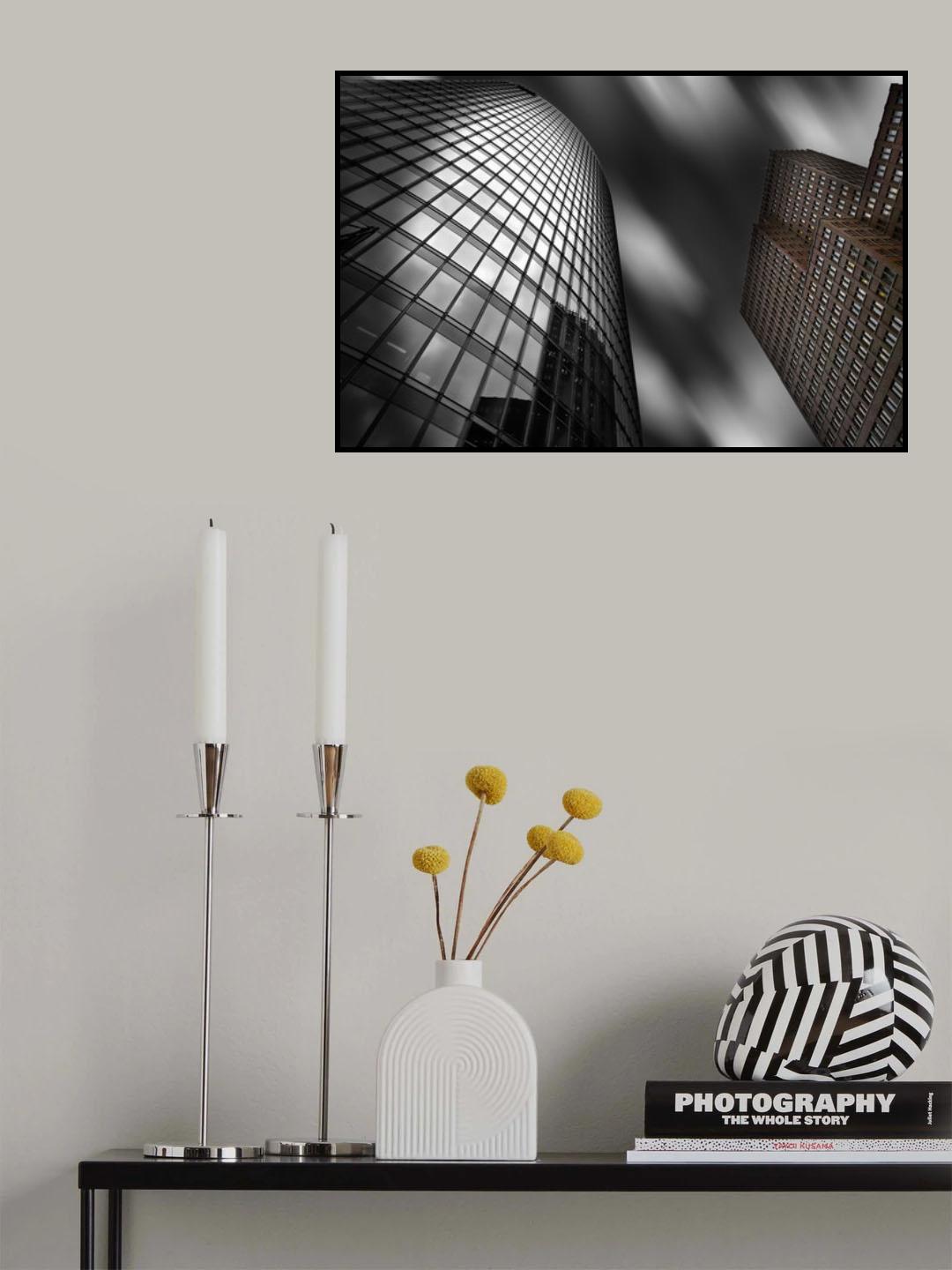 Bahn Tower and Kollhoff-Tower Poster och Canvastavla