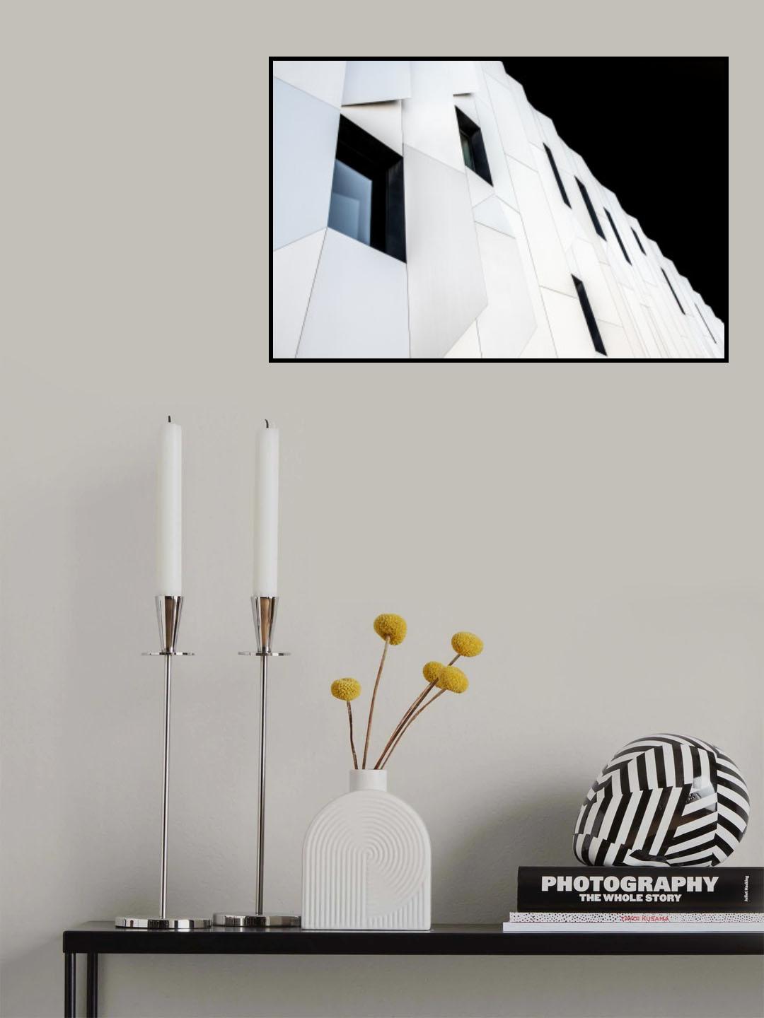 Origami Wall Poster och Canvastavla