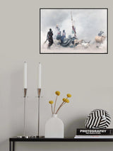 Mundari Camp Life Poster och Canvastavla