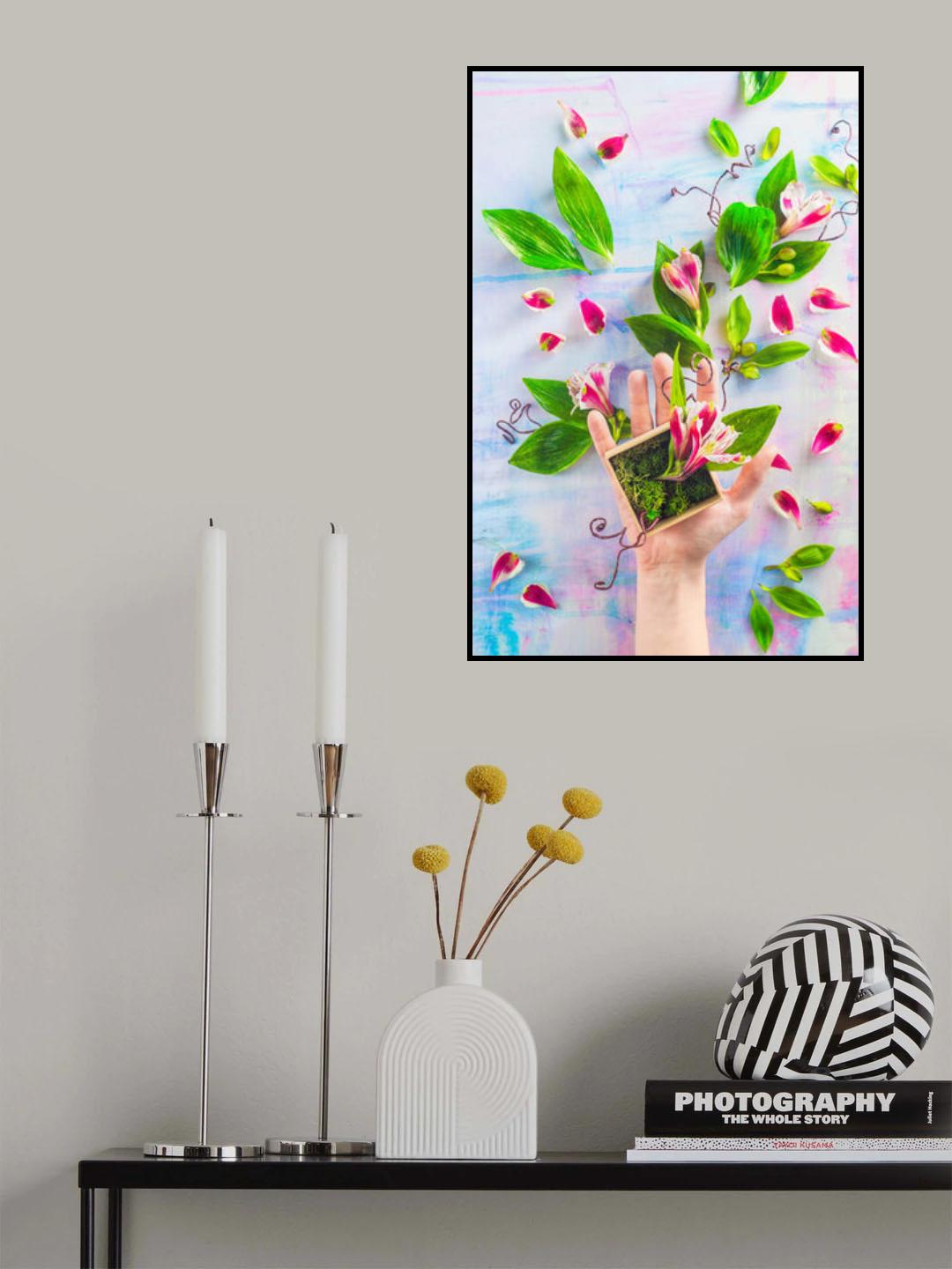Hand full of spring Poster och Canvastavla