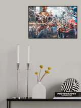Water Splash Fastival Poster och Canvastavla