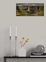 Land of Waterfalls Poster och Canvastavla