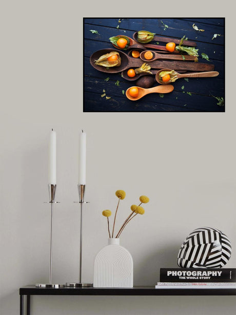Spoons&amp;Physalis Poster och Canvastavla