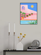 Belize Poolside Poster och Canvastavla
