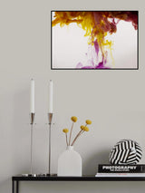Acrylic colors and ink in water Poster och Canvastavla
