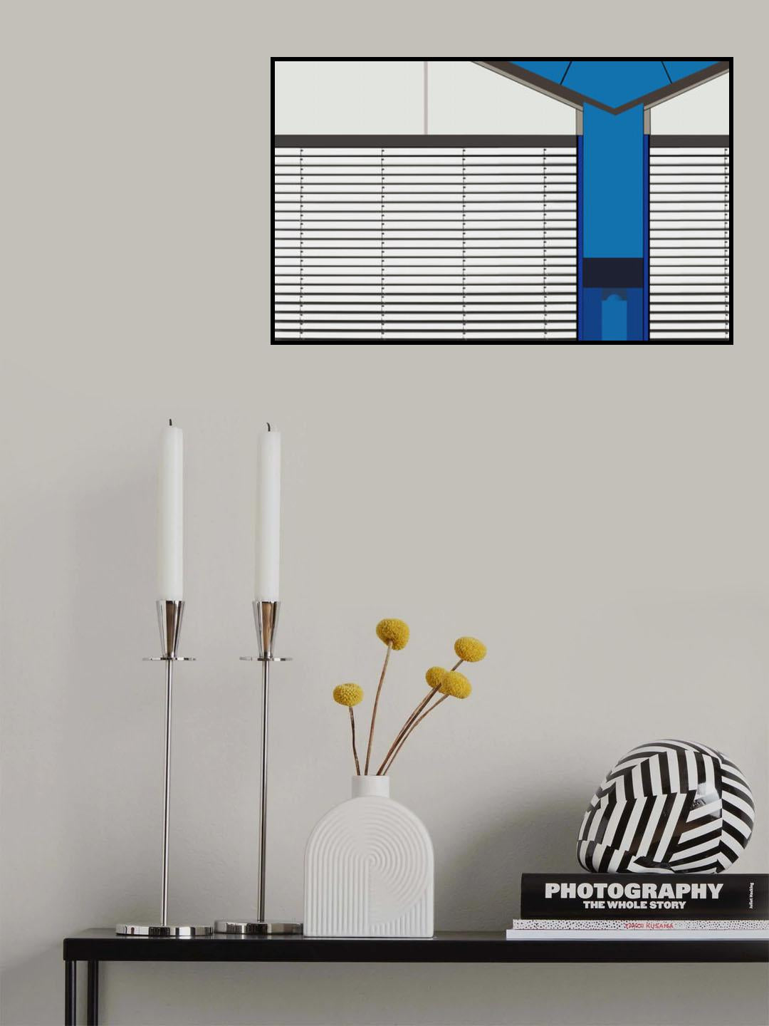 Lines and a little rounding Poster och Canvastavla