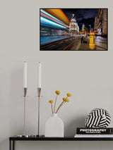 Madrid City Lights III Poster och Canvastavla