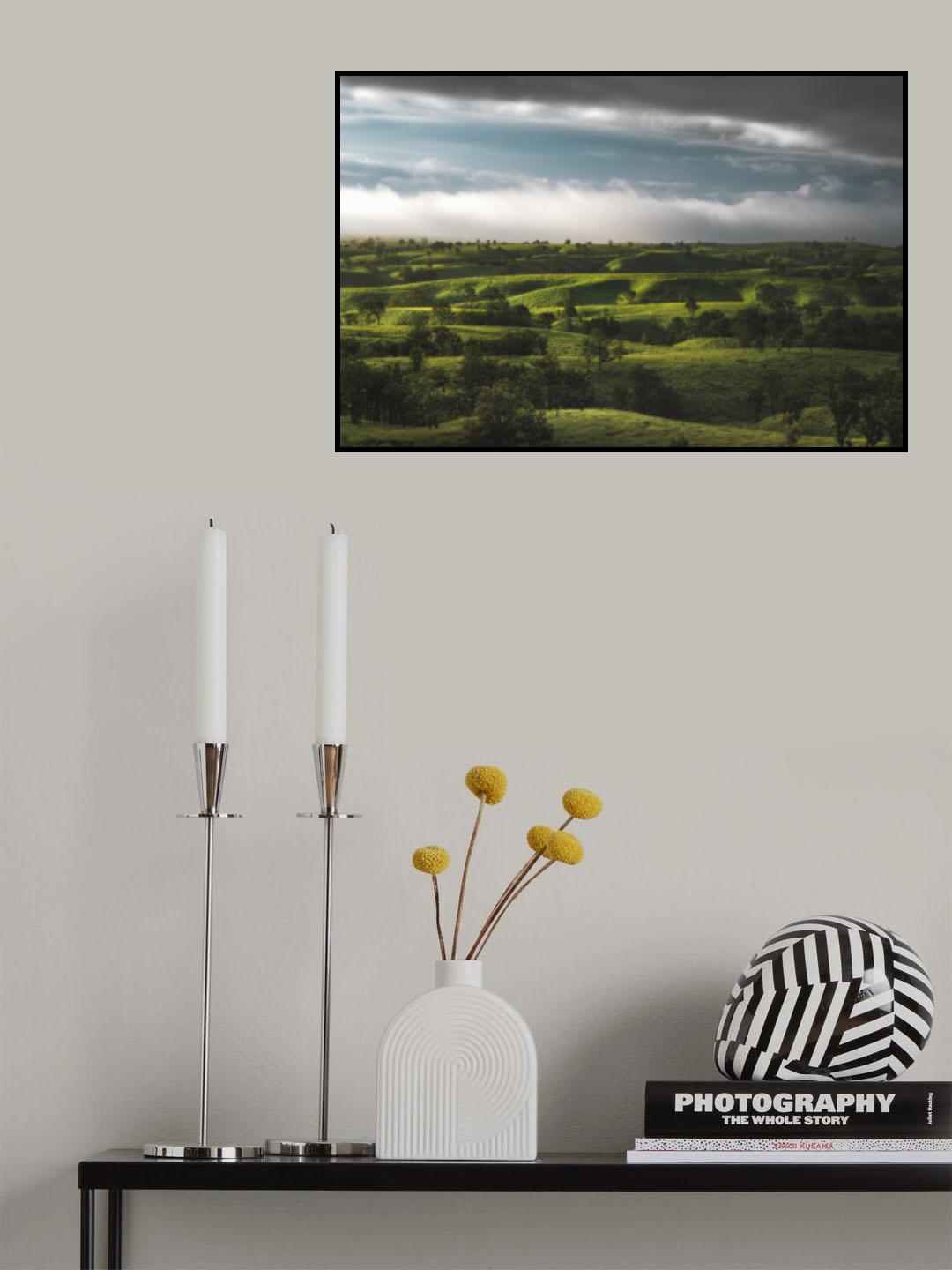 The magnificent land of Aso Poster och Canvastavla