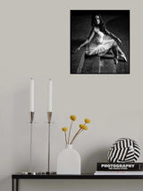 Ballerina on stairs Poster och Canvastavla