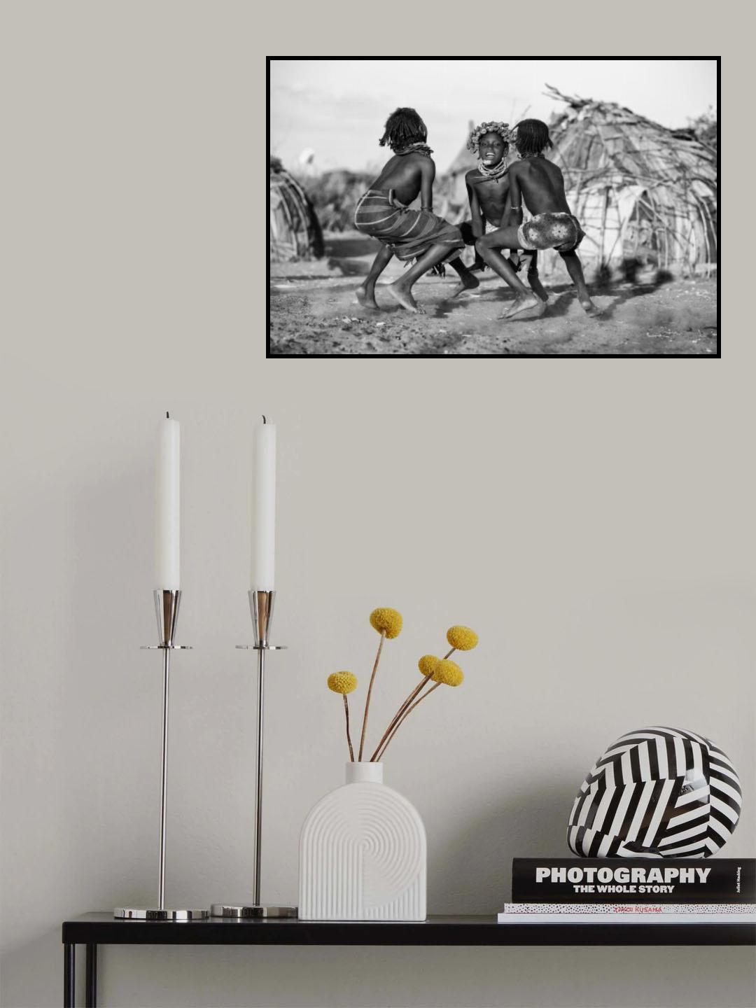 Dassanech Dance Poster och Canvastavla