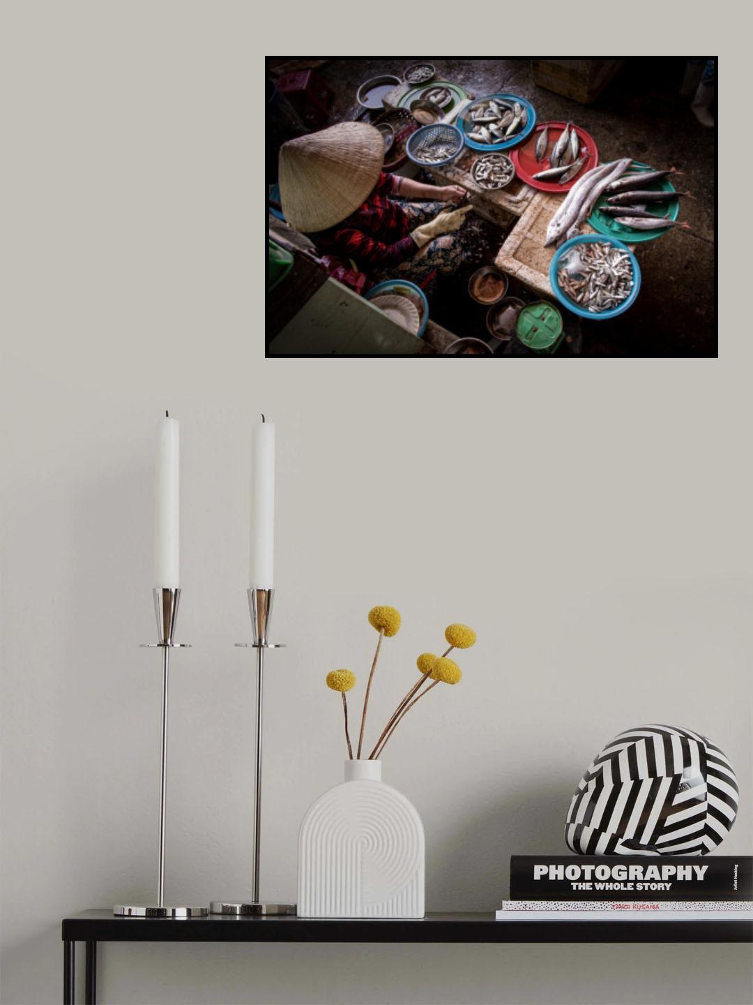 Fisherwoman Poster och Canvastavla