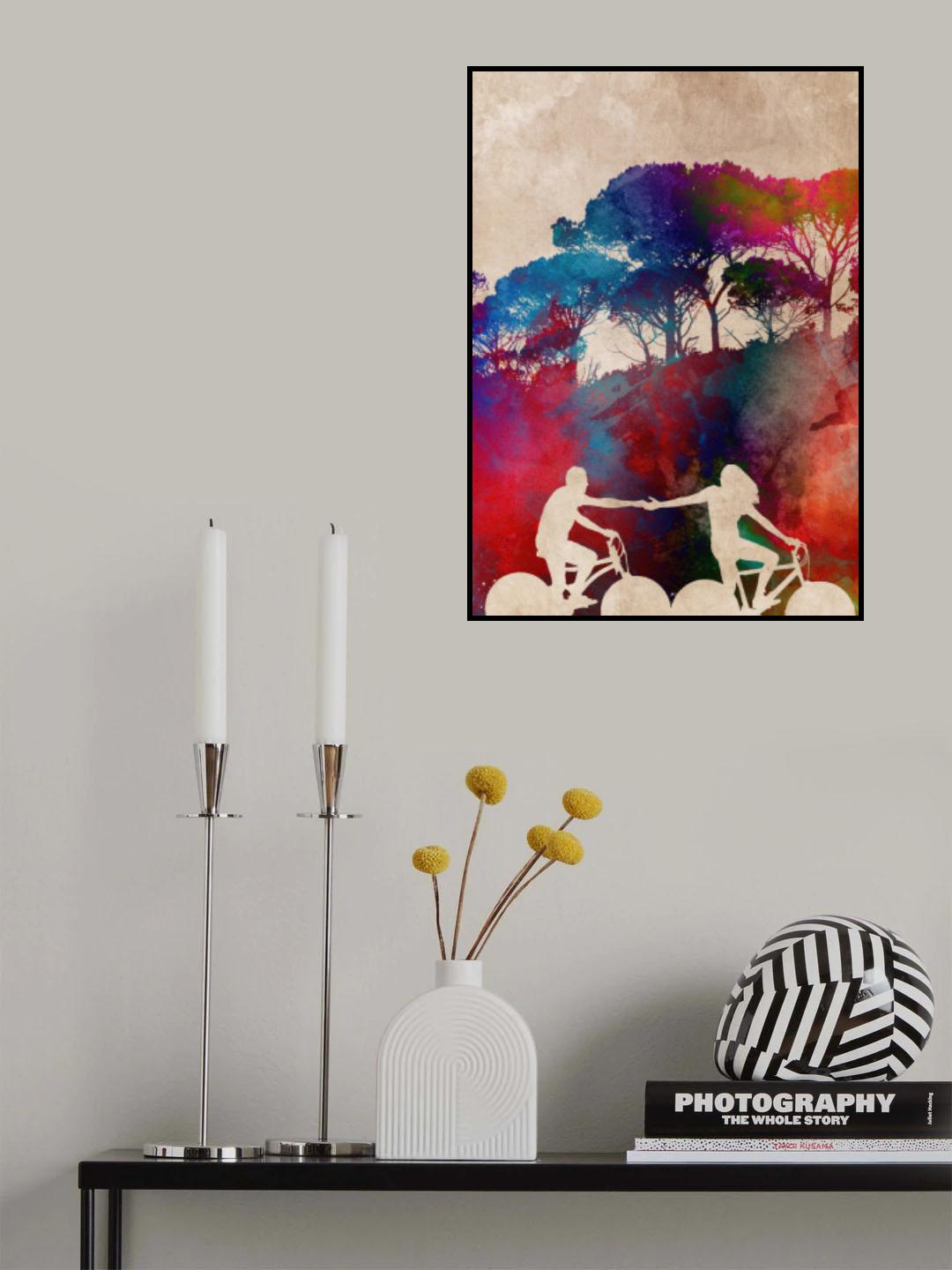 Cycling sport art 2 Poster och Canvastavla
