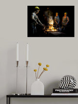 fire mans Poster och Canvastavla