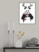 Xmas panda Poster och Canvastavla