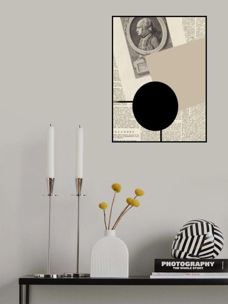 Abstract Paper VV Poster och Canvastavla