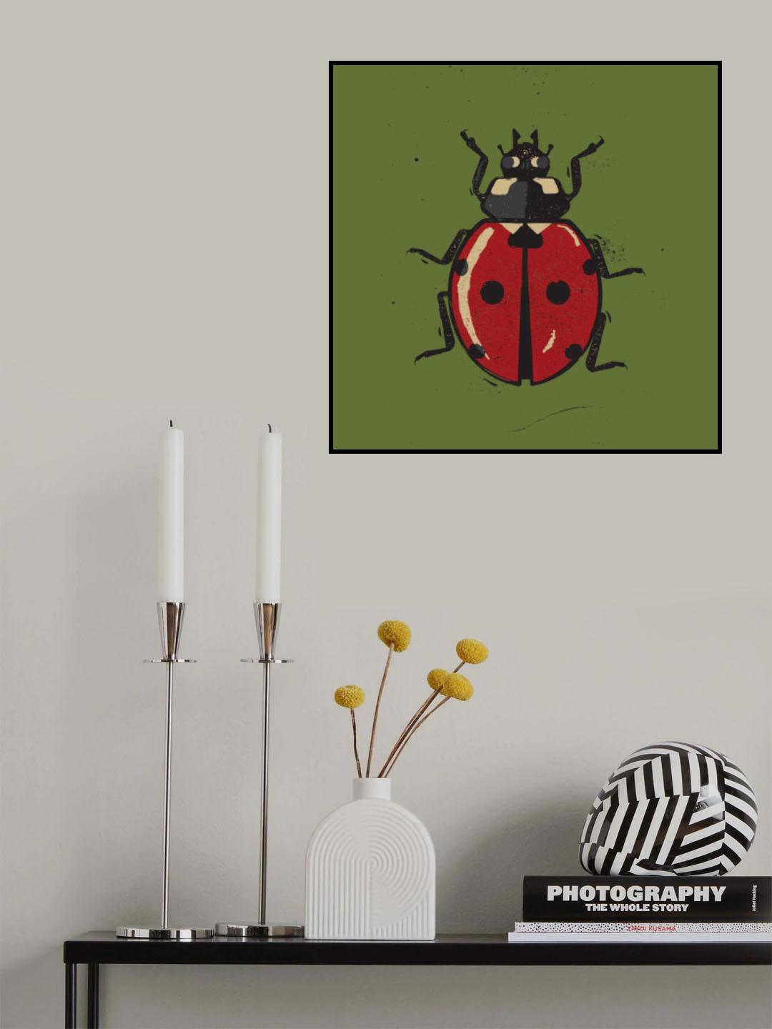 Ladybug Poster och Canvastavla